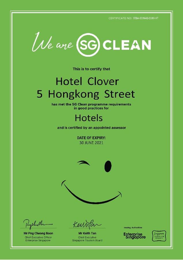 Hotel Clover 5 Hongkong Street Singapore Ngoại thất bức ảnh